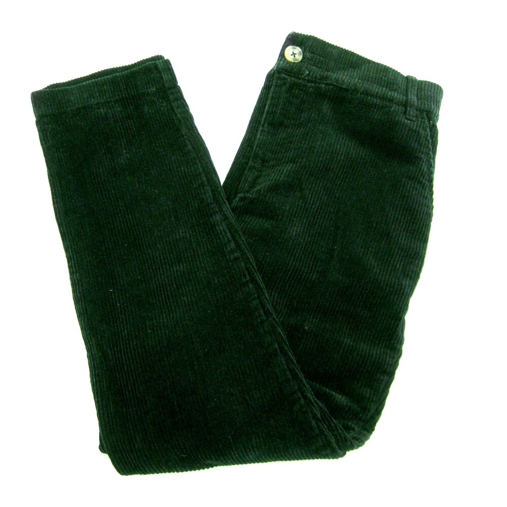 FOREVER 21 Corduroy Pants Women's Size Small 26x26 Black 2 Pockets Zipper Fly